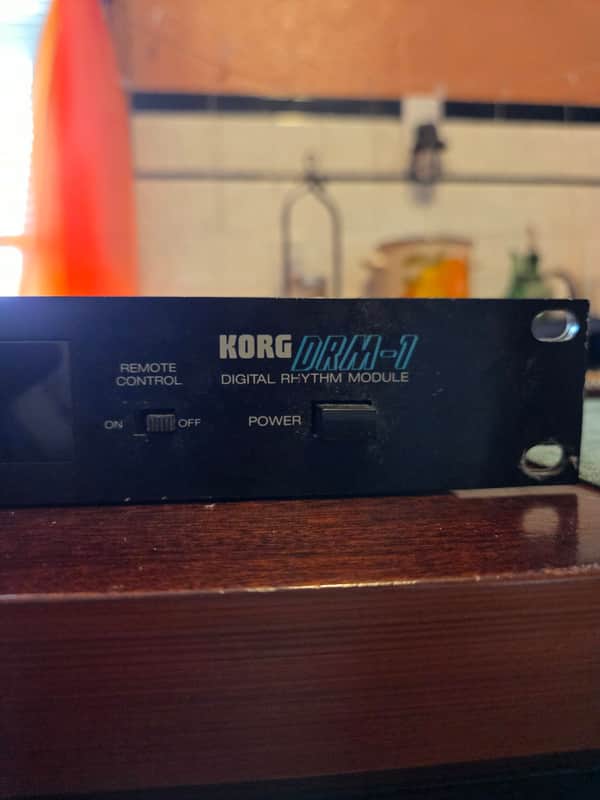 Korg DRM-1 Late 1980's - Black image 1