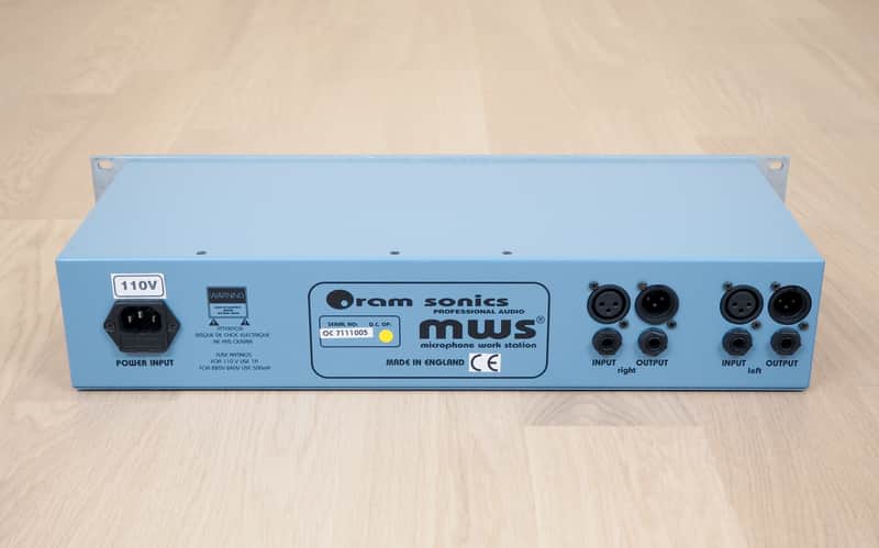 Oram Sonics MWS Dual Channel Preamp Equalizer Class A Analog Rack