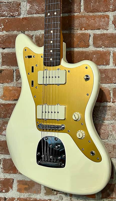 New Squier J Mascis Jazzmaster with Laurel Fretboard - Vintage White, Ships ULTRA Fast! Support Small Biz and Buy Here! image 1