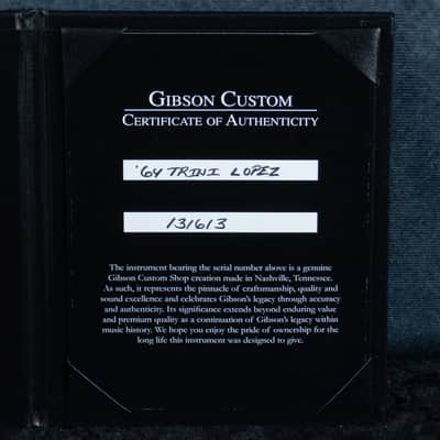 Gibson Custom 1964 Trini Lopez VOS 60's Cherry 131613 image 7