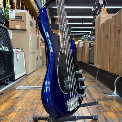 Ernie Ball Music Man StingRay 5 Special 5-string Bass Guitar Butane Blue w/Mono Case image 2