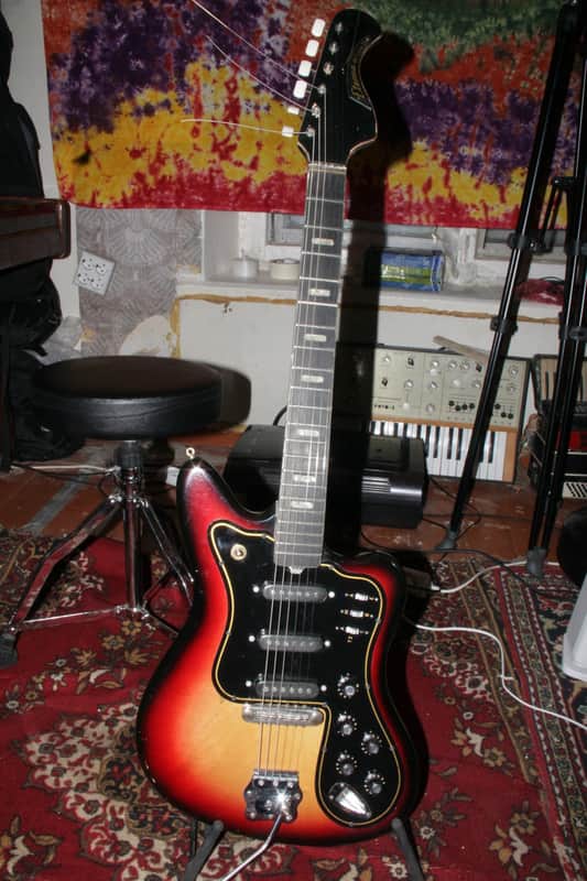 Musima Deluxe 25 GDR Rare Vintage Electric Guitar USSR 1977 year Germany Jaguar image 1