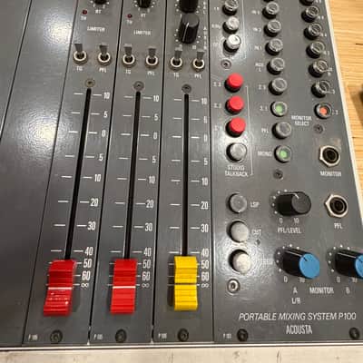 Acousta P100 8-Channel Analog Mixer 1980s image 9