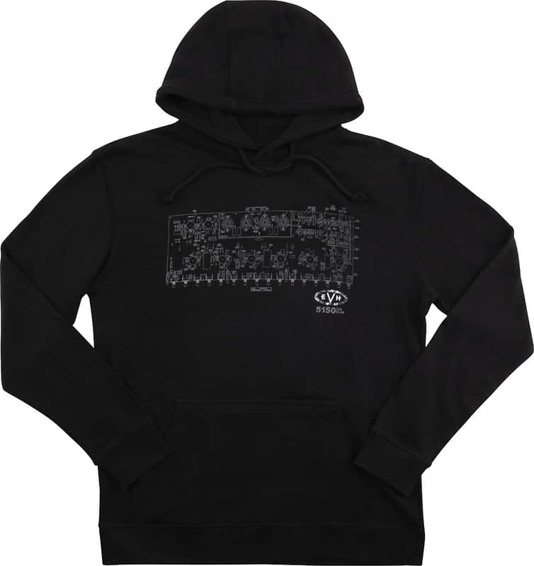 EVH® Schematic Fleece, Black, M image 1