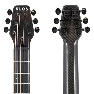 Refurbished KLOS Full Carbon Dreadnought Guitar - Acoustic-Electric image 8