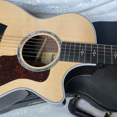 NEW! Taylor 412ce V-Class Acoustic-Electric Guitar - Natural - Authorized Dealer - 4.65 lbs - G06276 image 2