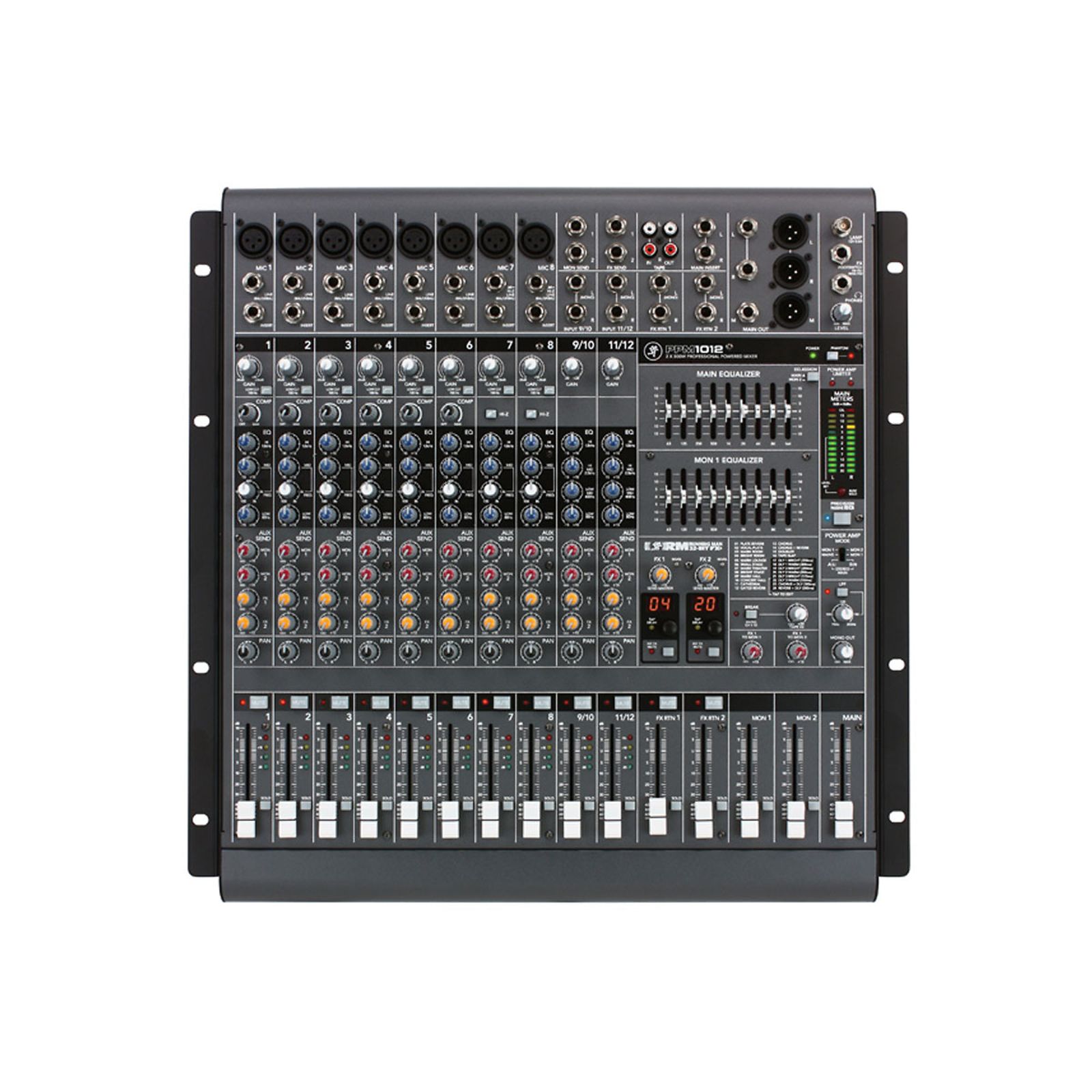 Mackie PPM1012 12-Channel 1600-Watt Powered Mixer | Reverb