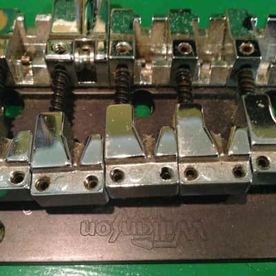 Wilkinson USA 4+1 5 String Conversion Bass Bridge image 2