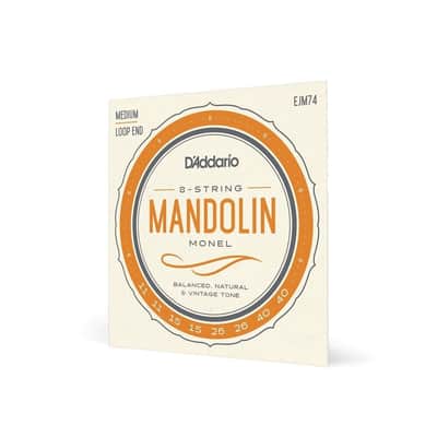 D'Addario 11-40 Medium Monel Mandolin Strings - EJM74 image 2