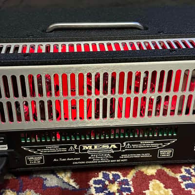 Mesa Boogie Mini Rectifier 25 Amp 2010's Chrome UK / European Power Supply Guitar Amplifier image 5