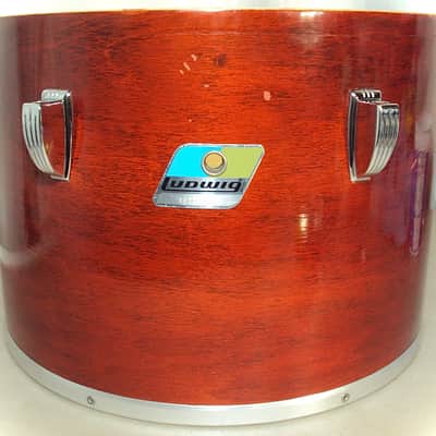 Ludwig 13" x 9" Power Factory Concert Tom Natural Red Mahogany image 5