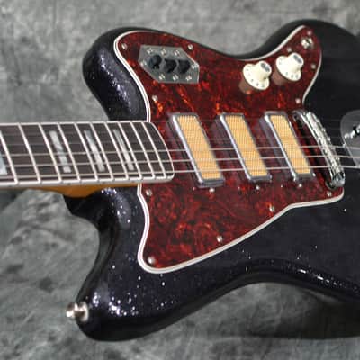 Fender Limited Edition Gold Foil Pickups Jazzmaster Black Sparkle w/ FREE Same Day Shipping image 6