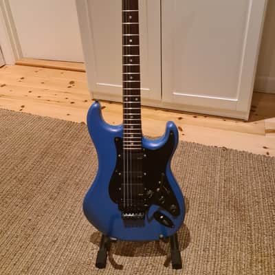 Kramer Pacer Deluxe 1986 Flip Flop Blue Reb Beach Tribute image 2