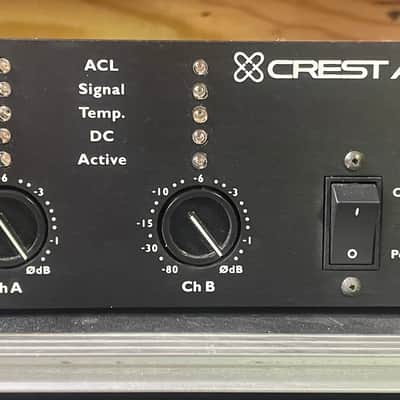 Crest Audio Pro 7200 3300-Watt Power Amplifier 2000s - Black image 2