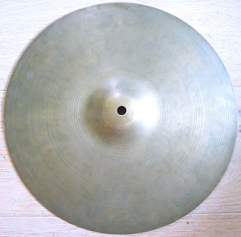 14" Zildjian A Thin Hi-Hat Cymbal - Vintage image 1