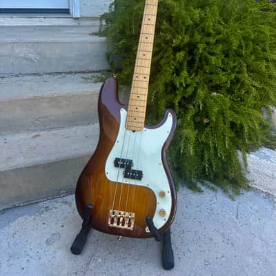 Fender 75th Anniversary Commemorative Precision Bass 2021 - 2-Color Bourbon Burst image 1