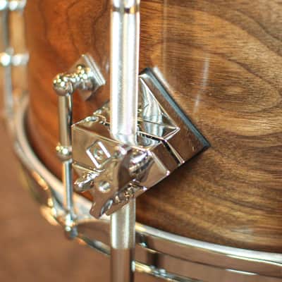 Craviotto Custom Shop Walnut Satin Oil w/ Cherry Inlay Drum Set - 14x20, 8x12, 14x14 image 5