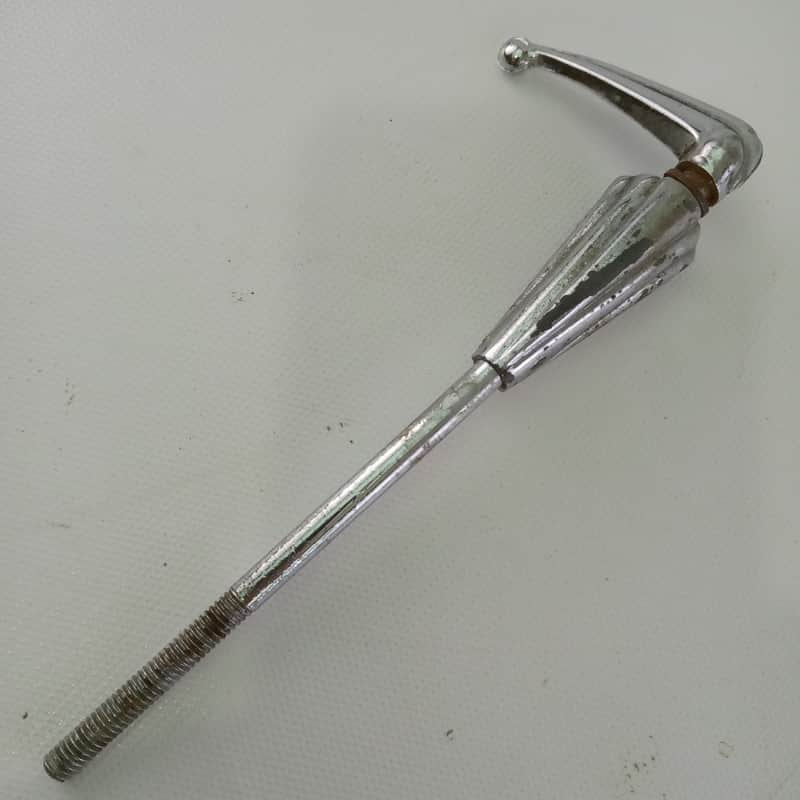 *Premier 1x Bass Drum Tension T-Rod/Claw Diamond Chrome England Vintage 50s-60s* image 1