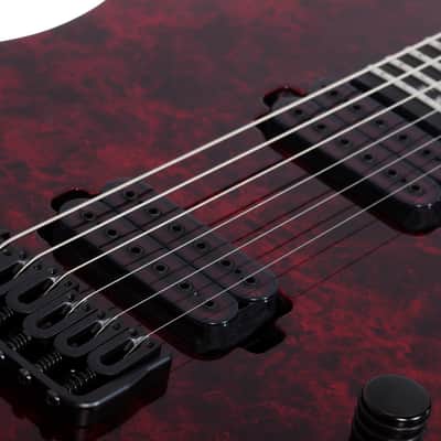 Schecter PT Apocalypse Red Reign Electric Guitar + Hardshell Case image 9