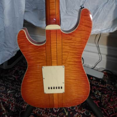 Hamiltone Custom Shop Stevie Ray Vaughan Curly Maple Guitar image 5
