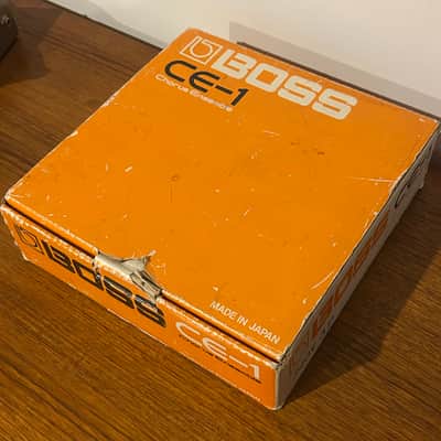 Stunning Boss CE-1 chorus 1982 near mint in original box! image 9