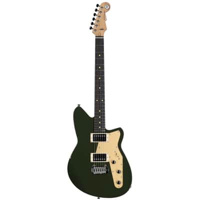 Reverend Jetstream HB Electric Guitar, Army Green, Open Box (Very Good) image 3