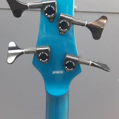 Ibanez SR800 Soundgear vintage 1991 Made in Japan left handed lefty Laser Blue image 3