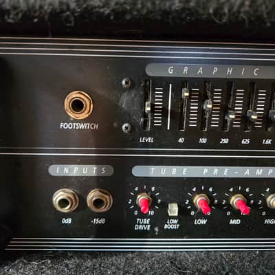 Crate BT-350 "ThunderBass" 350-Watt Rackmount Bass Amp Head 1990s - Black image 8