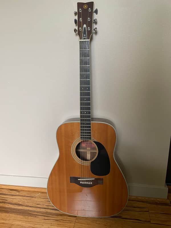 Yamaha FG-350W Jumbo Dreadnought Natural | Reverb