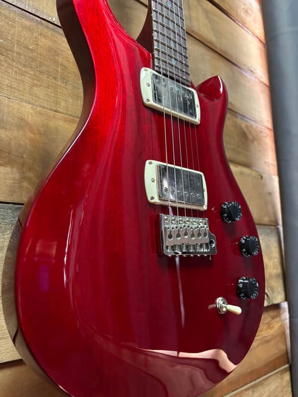 PRS SE DGT Standard Moons Vintage Cherry w/bag image 1