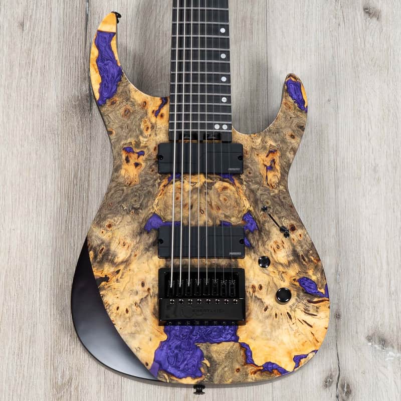 Legator Ninja X X8 8-String Guitar, EverTune Bridge, Royal Purple
