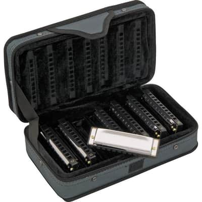 Hohner 1501-7 Case of Blues Bands - 7 Harmonicas w/ Case image 6