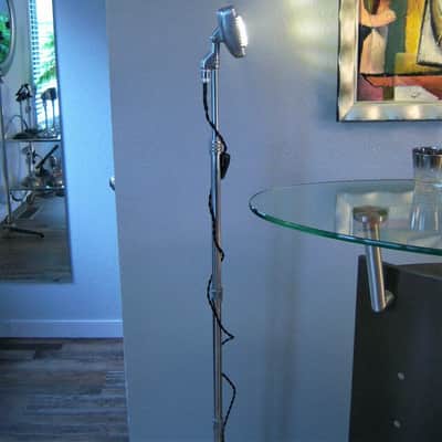 Vintage 1960's Shure 51S dynamic Microphone mod LED light / lamp w cable 51 55 55S # 2 image 12