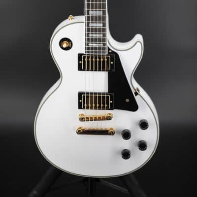 Epiphone Inspired by Gibson Custom Les Paul Custom Alpine White image 2