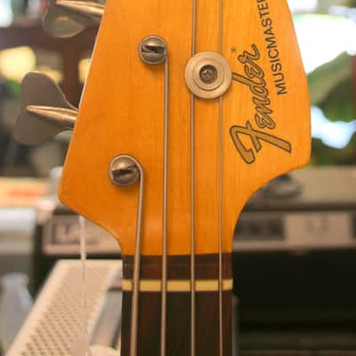Vintage USA Fender Musicmaster Bass 1973 Dakota Red image 5