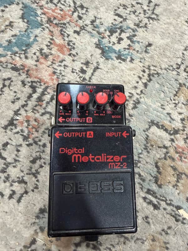Boss MZ-2 Digital Metalizer (Blue Label) 1987 - 1992 - Black image 1