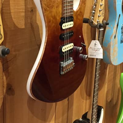 Suhr Modern Desert Gradient custom stunning finish 5A Roasted Birdseye Neck stainless frets image 13