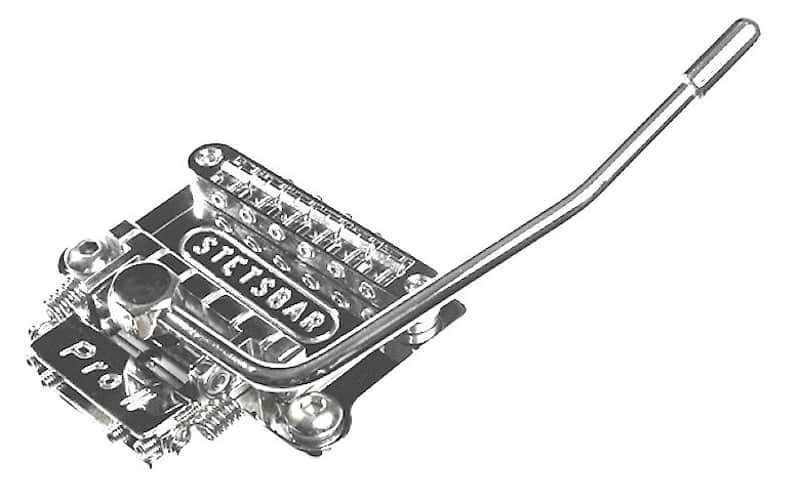 Stetsbar Bolt-On Tremolo Pro II Nickel Stop Tail Fits Les Paul, ES, SG (fits Gibson spec bridge) image 1