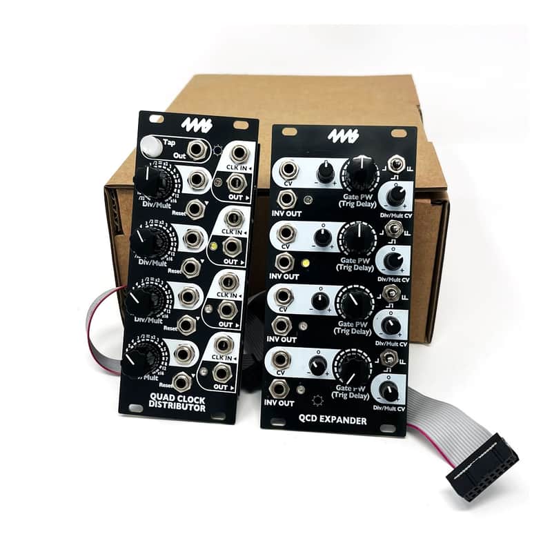 4ms Quad Clock Distributor Eurorack Module & Expander (Pre-owned) image 1