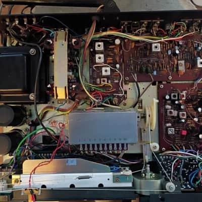 πΆβ¨ Yamaha CR-700 Vintage Receiver w/ Original Wood Case β Recap, Tuner Tested, LED Dial, Serviced/Cleaned (120V) image 14