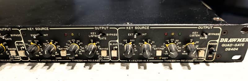 Drawmer DS404 Quad Gate 1993 - Present Black image 1