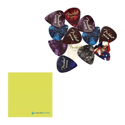 EMG PJ Set Active Ceramic PJ Bass Pickup Set, Black Bundle w/ 12x Guitar Picks and Liquid Audio Polishing Cloth image 5