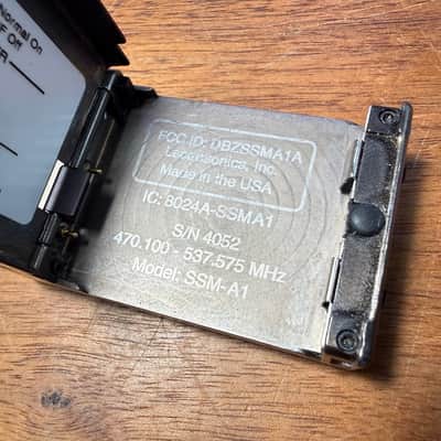 Lectrosonics SSM Micro Bodypack Transmitter, Block A1 - 6 Available image 8