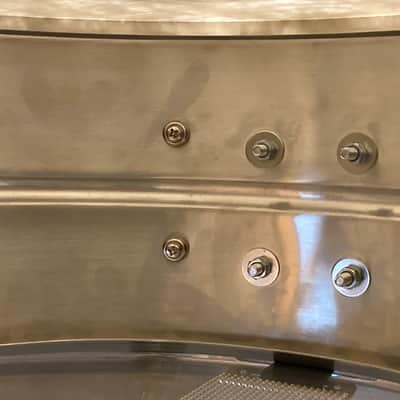 Tama - 5x14" 10-Lug Steel Snare Drum 1980s Chrome image 7