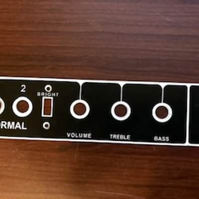 Fender Vibrolux Reverb  Faceplate (reproduction) Black Face image 6
