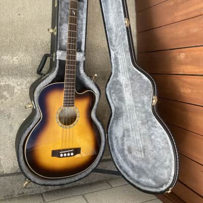 Michael Kelly Firefly 4-String Acoustic-Electric Bass Guitar w/ Hard Case image 8
