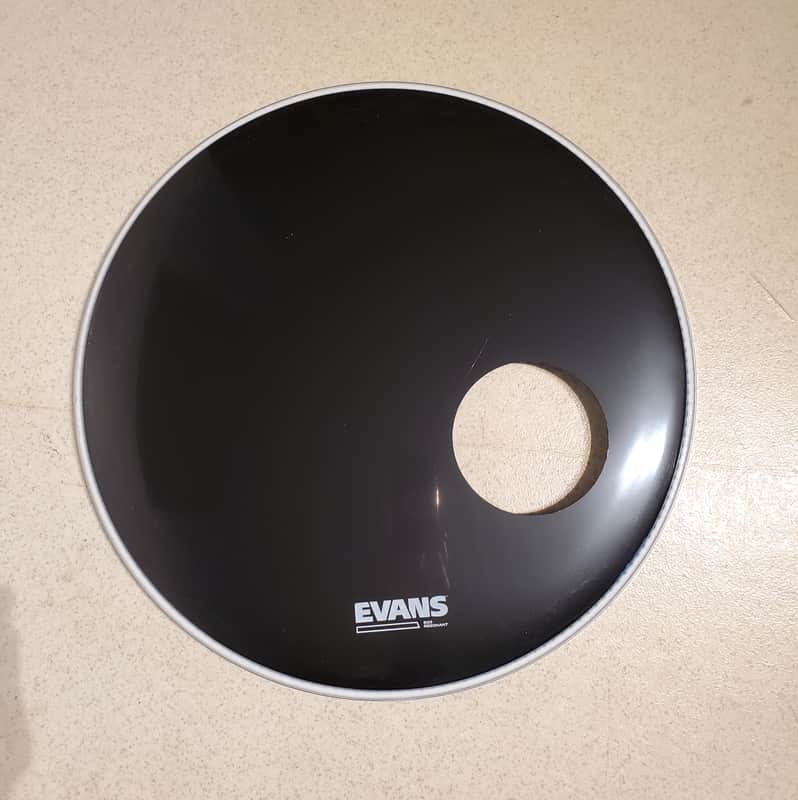 Immagine New 20"inch EVANS EQ3 Drum Head Black Resonate Drum Head - New - 1