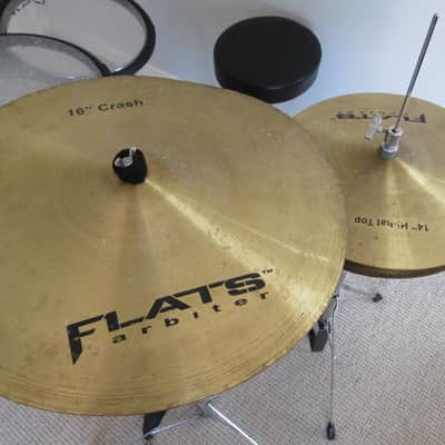 Arbiter Flats Drum Kit with Cymbals, Hardware and Cases image 9