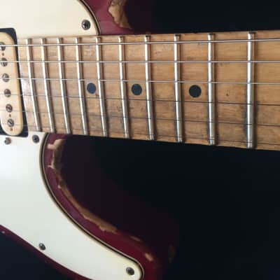 GJ2 Hellhound Sugar Pine Heavy Relic 2015 Trans Vintage Red custom shop telecaster image 11