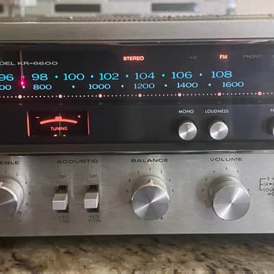 Vintage Kenwood KR-6600 Stereo Am/Fm Tuner Amplifier - Serviced-Tested-Nice image 8